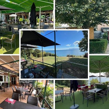 Hotel Restaurant De La Plage Gland VD Exterior foto