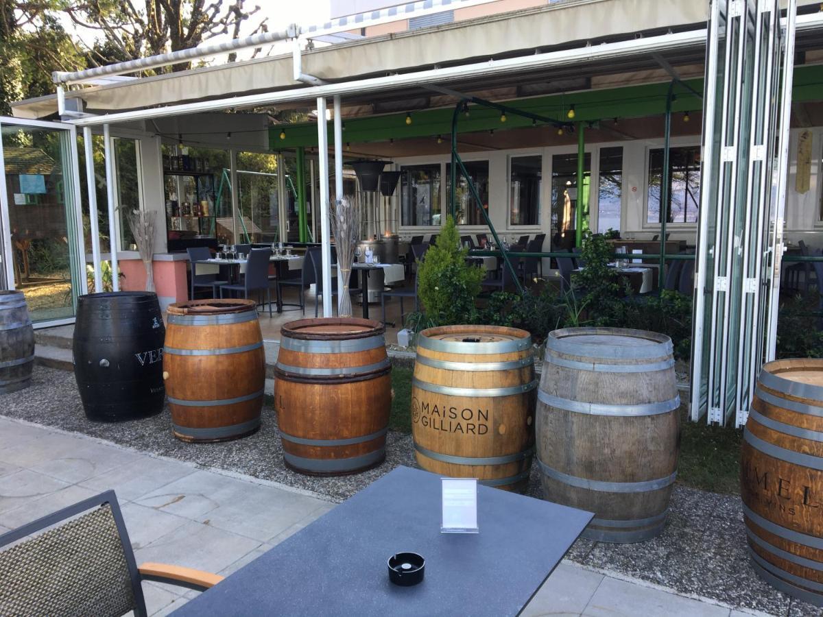 Hotel Restaurant De La Plage Gland VD Exterior foto